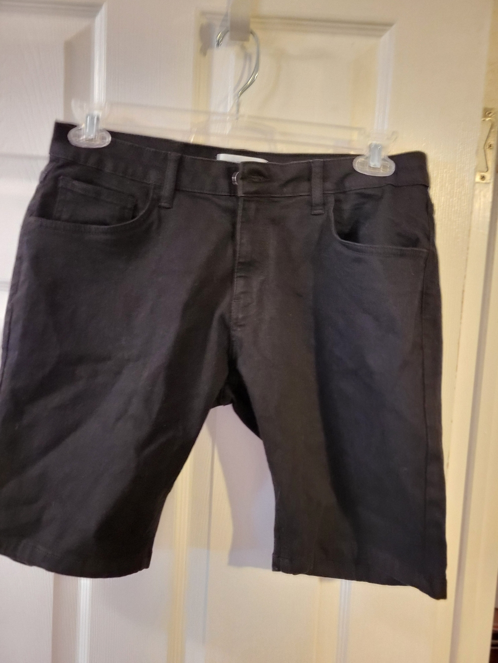 Men's Used  Black Casual Shorts By LEGEND(london)